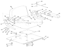 Seat Diagram and Parts List for Z1-24OE04 1000001-1999999 - 1991 Toro Lawn Tractor