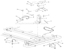 Attachment Height Control Diagram and Parts List for Z1-24OE04 1000001-1999999 - 1991 Toro Lawn Tractor