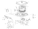 Air Cleaner And Carburetor Diagram and Parts List for Z1-24OE05 2000001-2999999 - 1992 Toro Lawn Tractor
