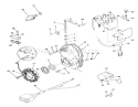 Gearcase And Ignition Controls Diagram and Parts List for Z1-24OE05 2000001-2999999 - 1992 Toro Lawn Tractor