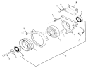 P.t.o. Electric Clutch Diagram and Parts List for Z1-24OE05 2000001-2999999 - 1992 Toro Lawn Tractor