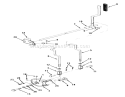 Parking Brake Diagram and Parts List for Z1-24OE05 2000001-2999999 - 1992 Toro Lawn Tractor