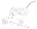 Transmission Drive Linkage Diagram and Parts List for Z1-24OE05 2000001-2999999 - 1992 Toro Lawn Tractor
