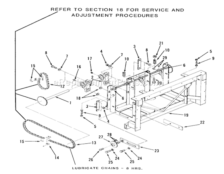 Transmission Drive Diagram and Parts List for Z1-18KE02 1987 Toro Lawn Tractor