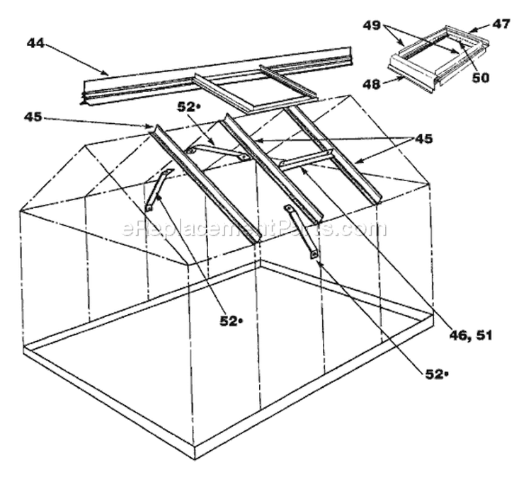 Page F Diagram and Parts List for 11450  Troy-Bilt Trimmer