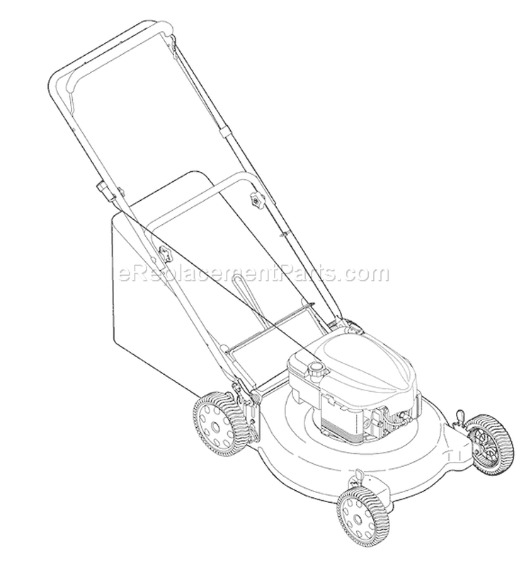Page B Diagram and Parts List for 11A-426A711 2006 Troy-Bilt Lawn Mower