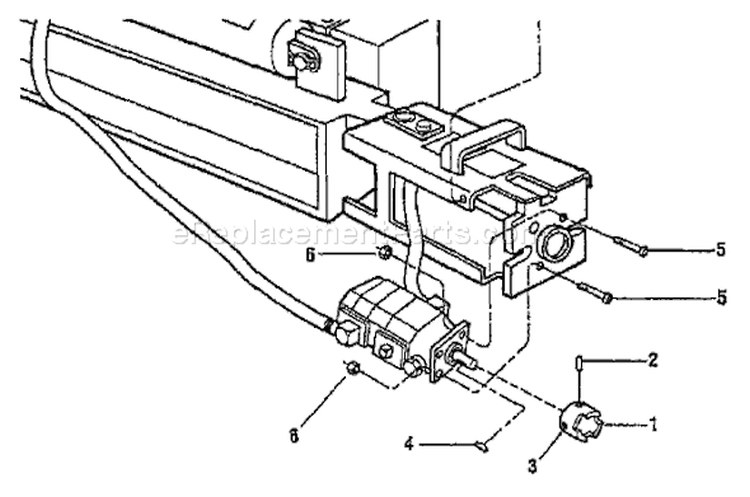 Page A Diagram and Parts List for 12576  Troy-Bilt Log Splitter