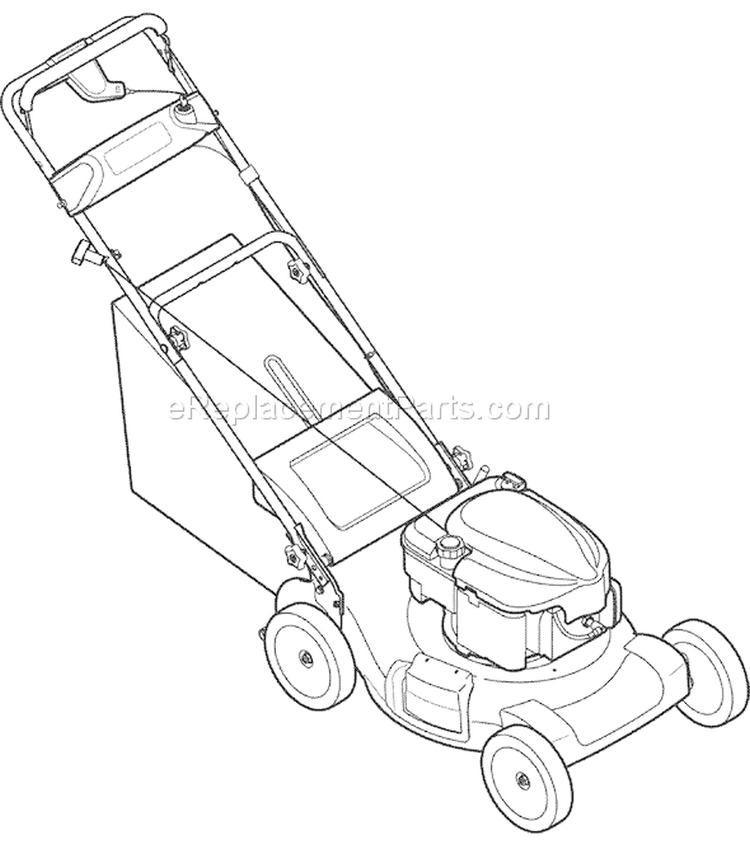Page C Diagram and Parts List for 12AG836E011 2007 Troy-Bilt Lawn Mower