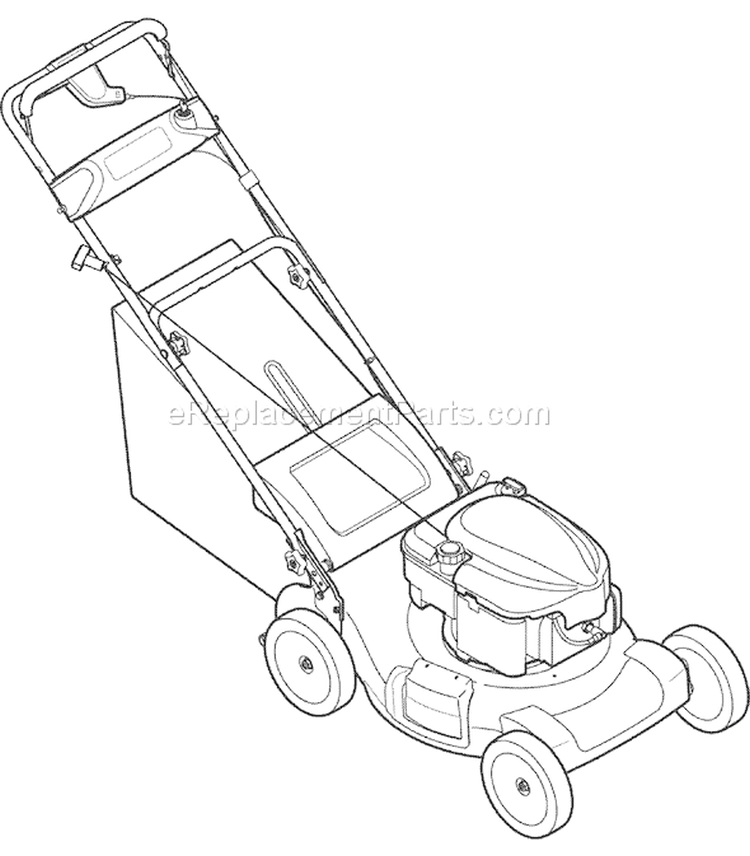 Page C Diagram and Parts List for 12AG836E066 2007 Troy-Bilt Lawn Mower