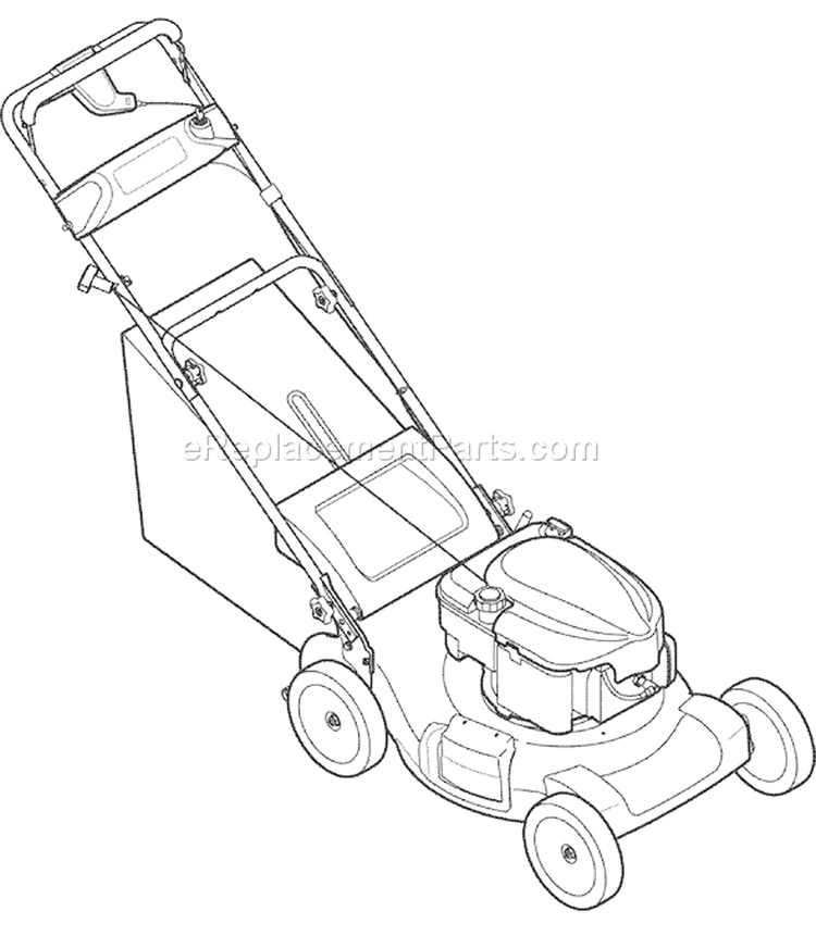 Page C Diagram and Parts List for 12AV835Q711 2007 Troy-Bilt Lawn Mower