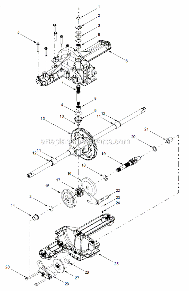 Page G Diagram and Parts List for 13AN689G766  Troy-Bilt Lawn Tractor