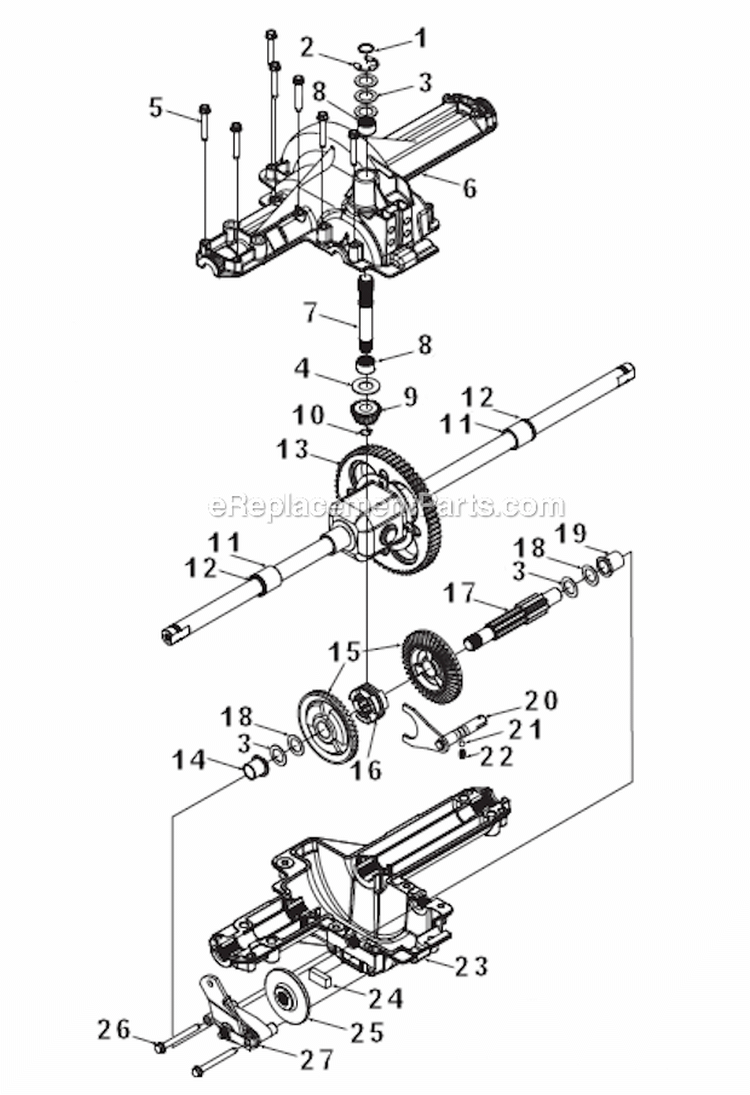 Page G Diagram and Parts List for 13AX60TG766  Troy-Bilt Lawn Tractor