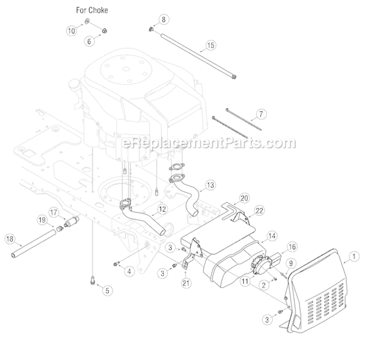 Page D Diagram and Parts List for 14AQ81TK766 GT54 -2006 Troy-Bilt Lawn Tractor