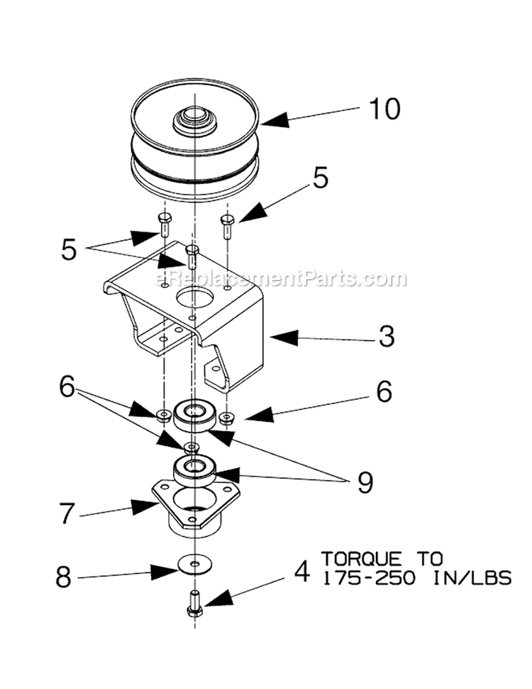 Page K Diagram and Parts List for 14AW809H063 1999 Troy-Bilt Lawn Tractor