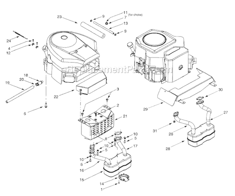 Page D Diagram and Parts List for 14BV809H063 2001 Troy-Bilt Lawn Tractor