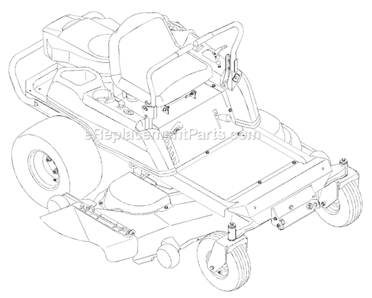Quick Reference Diagram and Parts List for 17AF2ACP011 2008 Troy-Bilt Lawn Tractor