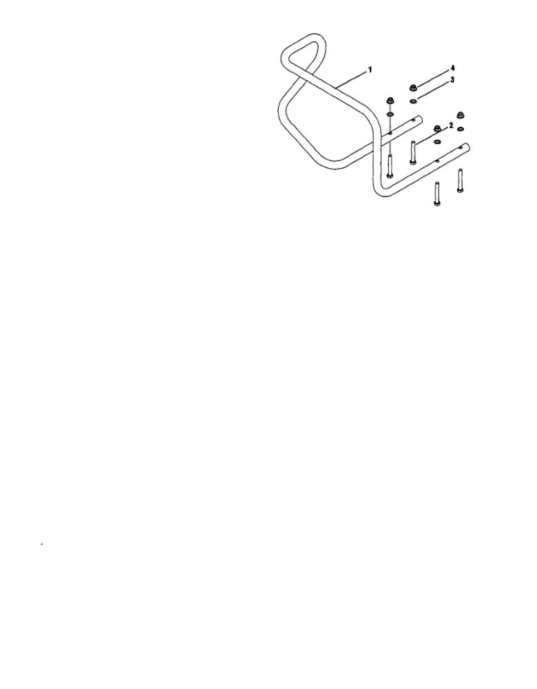 Bumper Diagram and Parts List for 640C  Troy-Bilt Tiller
