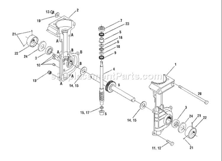 Page B Diagram and Parts List for 21A-148H063 2002 Troy-Bilt Cultivator