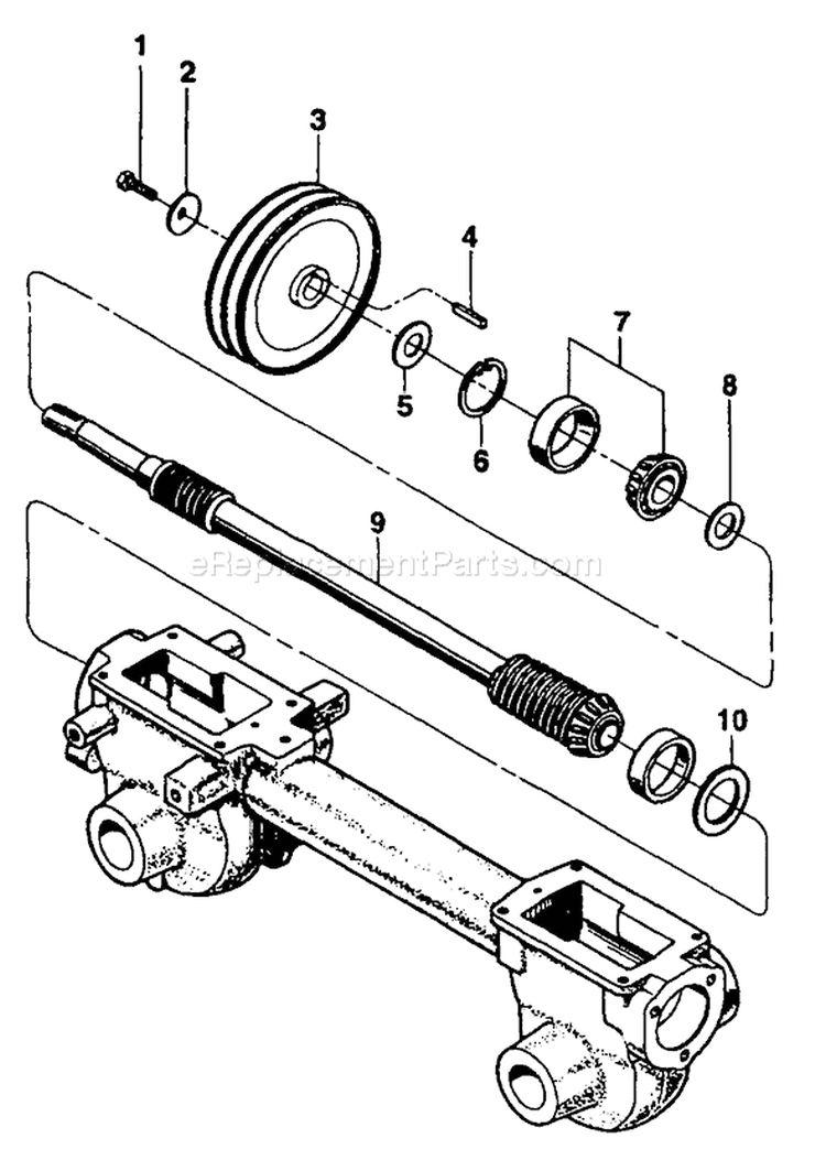 Page C Diagram and Parts List for 21A-520-081  Troy-Bilt Tiller