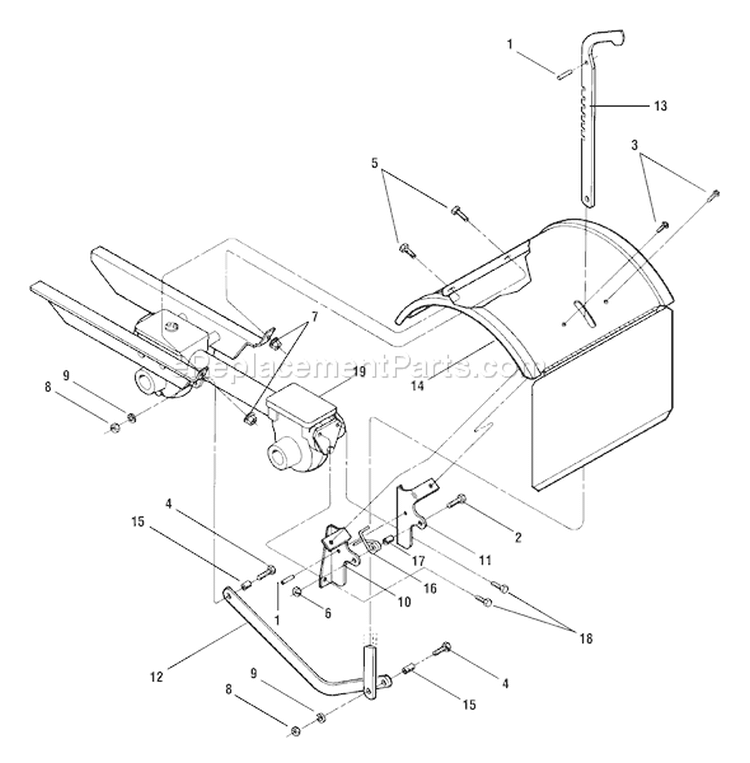 Page B Diagram and Parts List for 21A-634B063 2003 Troy-Bilt Tiller