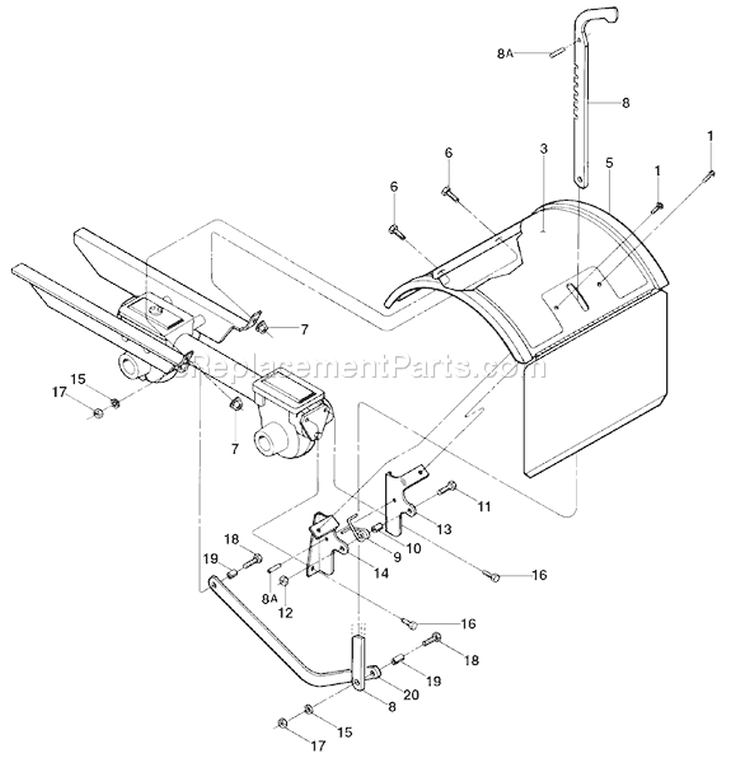 Page A Diagram and Parts List for 21A-634F063 2002 Troy-Bilt Tiller