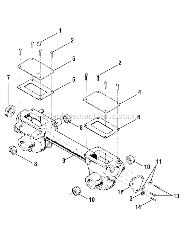 Page G Diagram and Parts List for 21A-643B011 2007 Troy-Bilt Tiller
