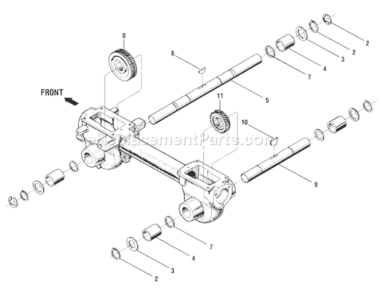 Page G Diagram and Parts List for 21A-643B766 2006 Troy-Bilt Tiller