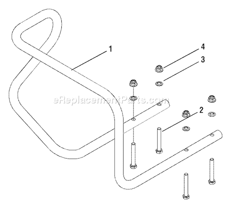 Page A Diagram and Parts List for 21A-644A766 2005 Troy-Bilt Tiller