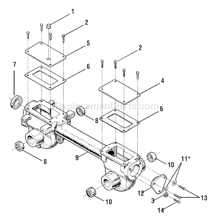 Page G Diagram and Parts List for 21A-644A766 2005 Troy-Bilt Tiller