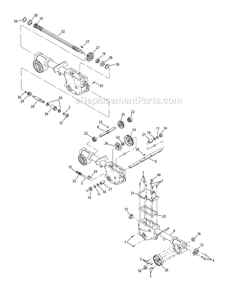 Page D Diagram and Parts List for 21A-662G766 2012 Troy-Bilt Tiller