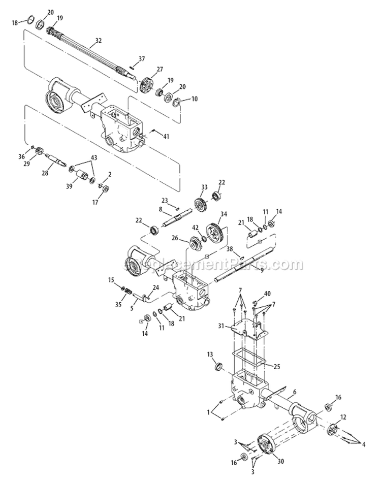 Page D Diagram and Parts List for 21A-665B766 2009 Troy-Bilt Tiller