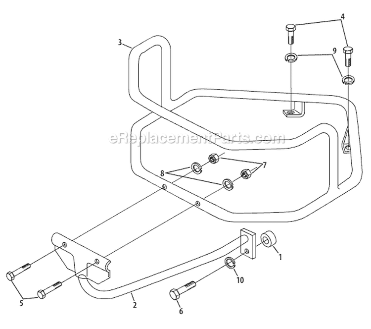 Page A Diagram and Parts List for 21A-682J766 2009 Troy-Bilt Tiller