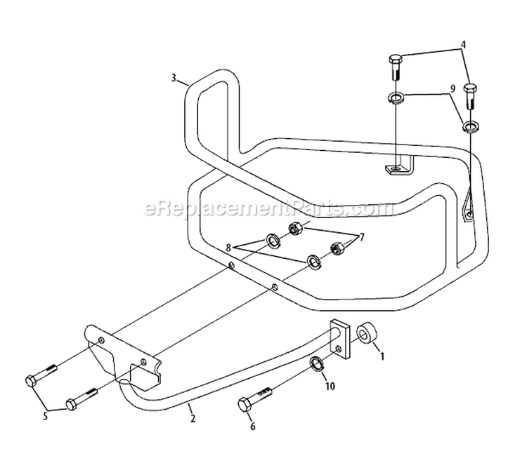 Page A Diagram and Parts List for 21A-682P766 2011 Troy-Bilt Tiller