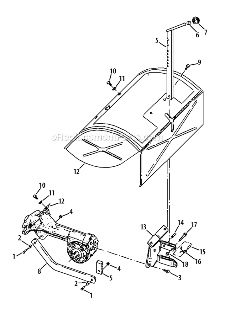 Page I Diagram and Parts List for 21A-682P766 2011 Troy-Bilt Tiller
