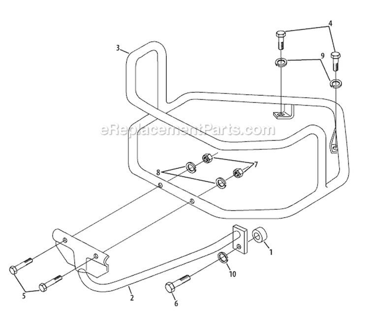 Page A Diagram and Parts List for 21A-682P766 2012 Troy-Bilt Tiller