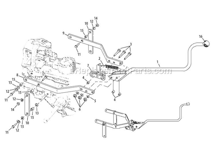 Page F Diagram and Parts List for 21A-682P766 2012 Troy-Bilt Tiller
