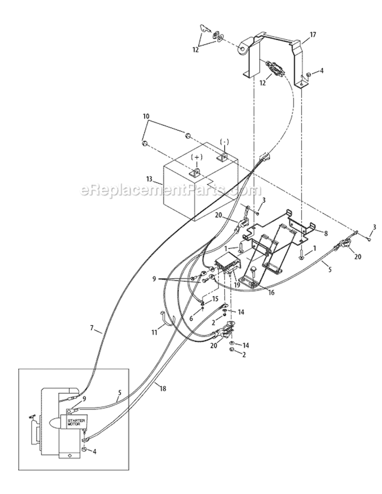 Page A Diagram and Parts List for 21AE662H066 2010 Troy-Bilt Tiller