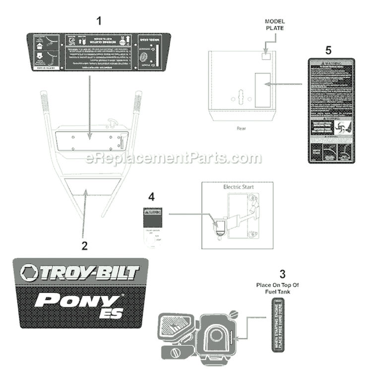 Page C Diagram and Parts List for 21AE662K766 2011 Troy-Bilt Tiller