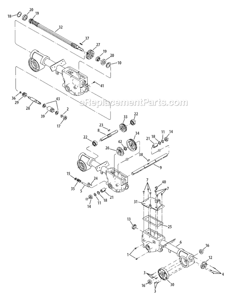 Page D Diagram and Parts List for 21AE662K766 2012 Troy-Bilt Tiller
