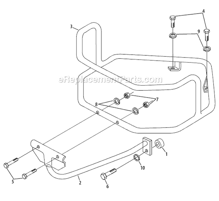 Page A Diagram and Parts List for 21AE682L766 2010 Troy-Bilt Tiller