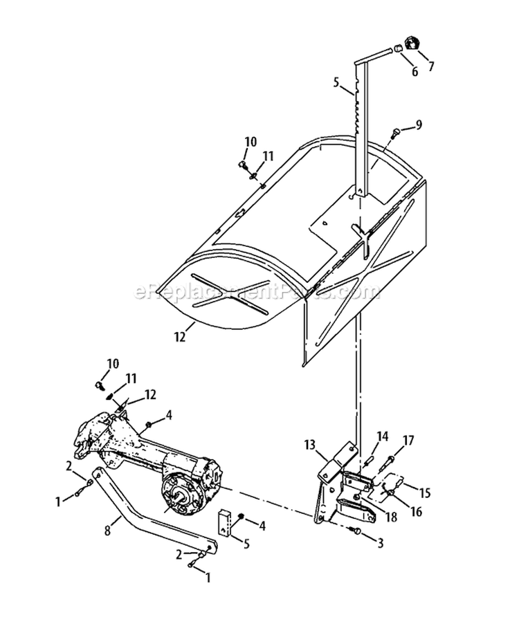 Page K Diagram and Parts List for 21AE682L766 2011 Troy-Bilt Tiller