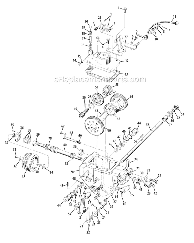Page L Diagram and Parts List for 21AE682L766 2011 Troy-Bilt Tiller