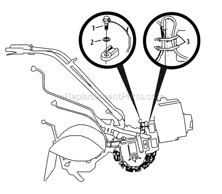 Page G Diagram and Parts List for 21AE682L766 2012 Troy-Bilt Tiller