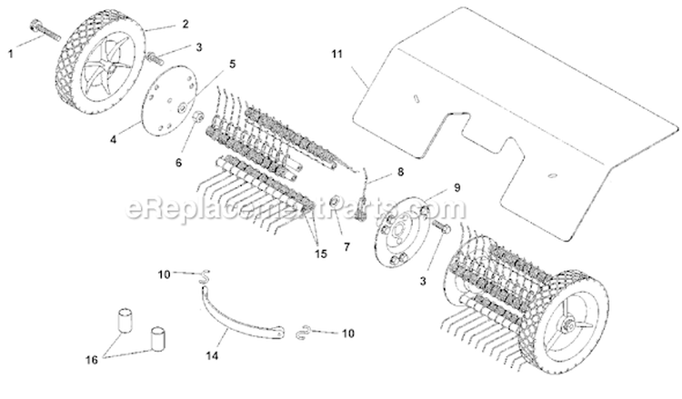 Page A Diagram and Parts List for 21AT144R766 2004 Troy-Bilt Cultivator
