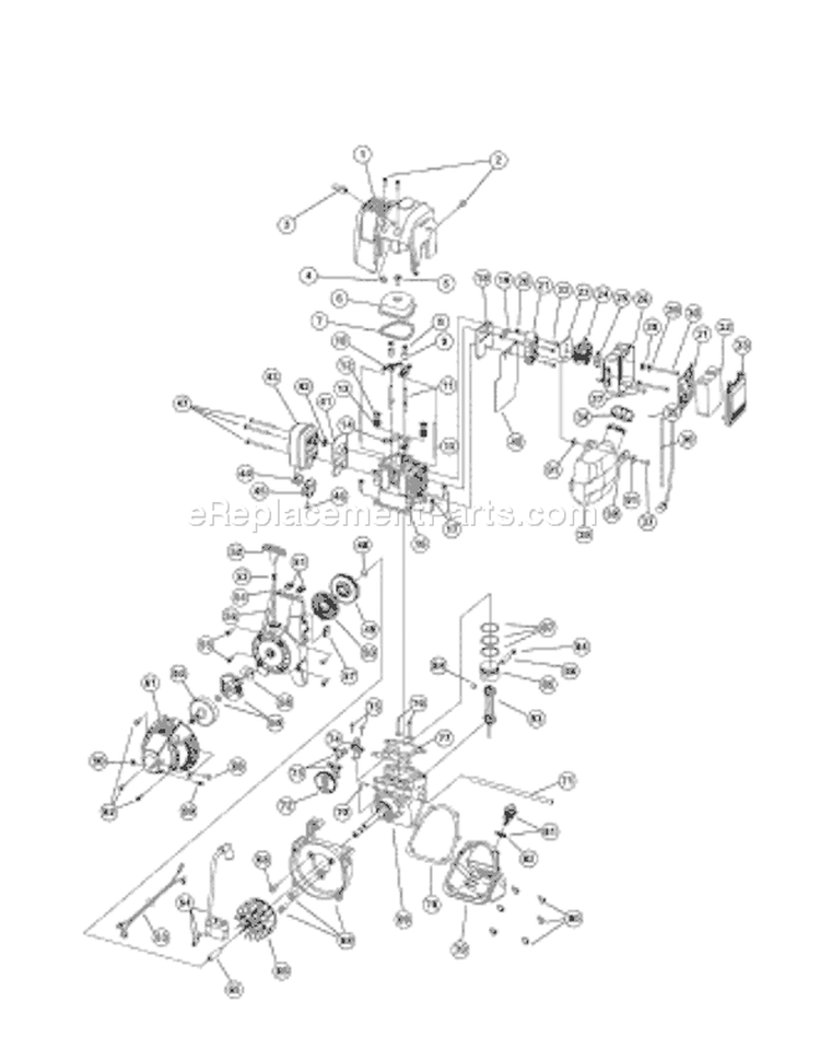 Page C Diagram and Parts List for 21AT144R966 2005 Troy-Bilt Cultivator