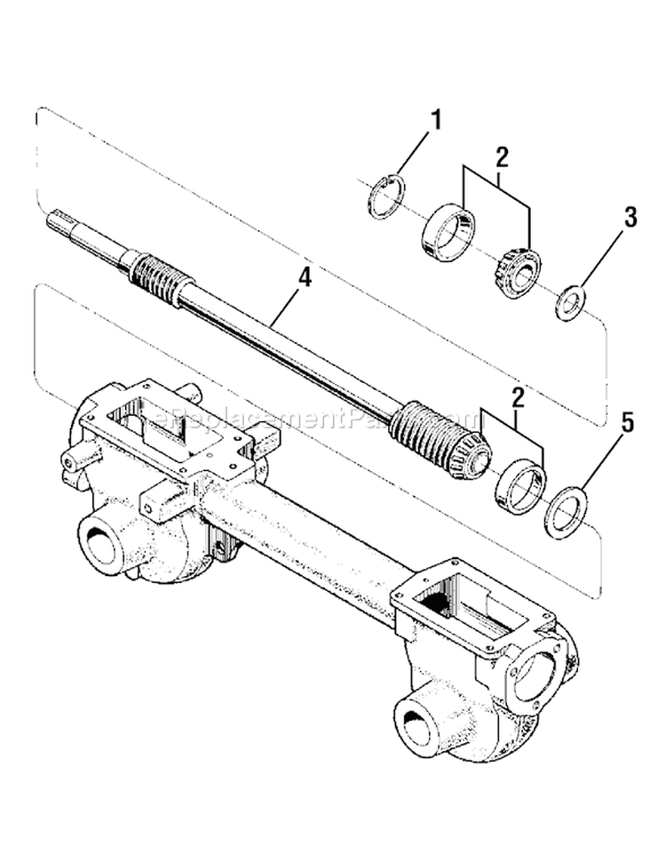 Page B Diagram and Parts List for 21B-643B766 2006 Troy-Bilt Tiller