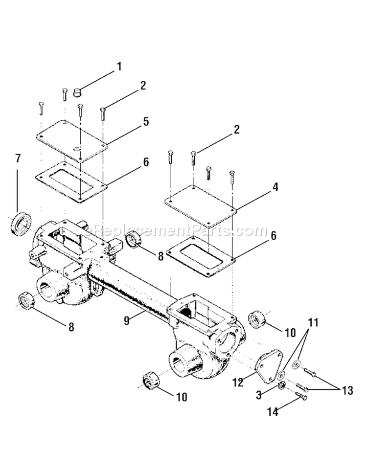 Page G Diagram and Parts List for 21B-643B766 2006 Troy-Bilt Tiller