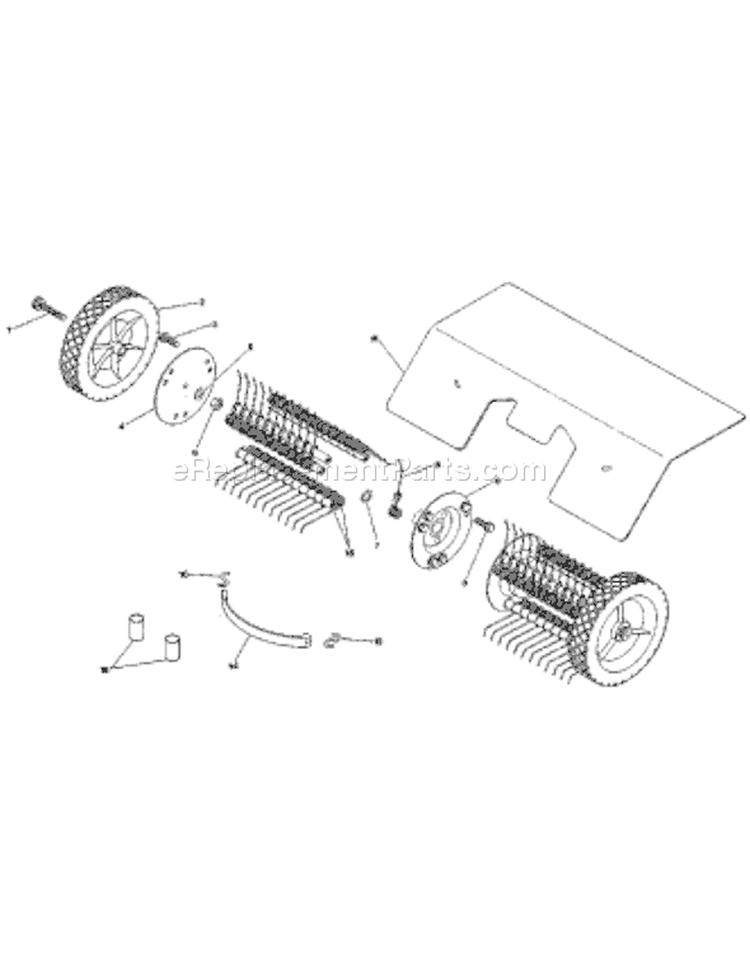 Page A Diagram and Parts List for 21BA144R966 2008 Troy-Bilt Cultivator