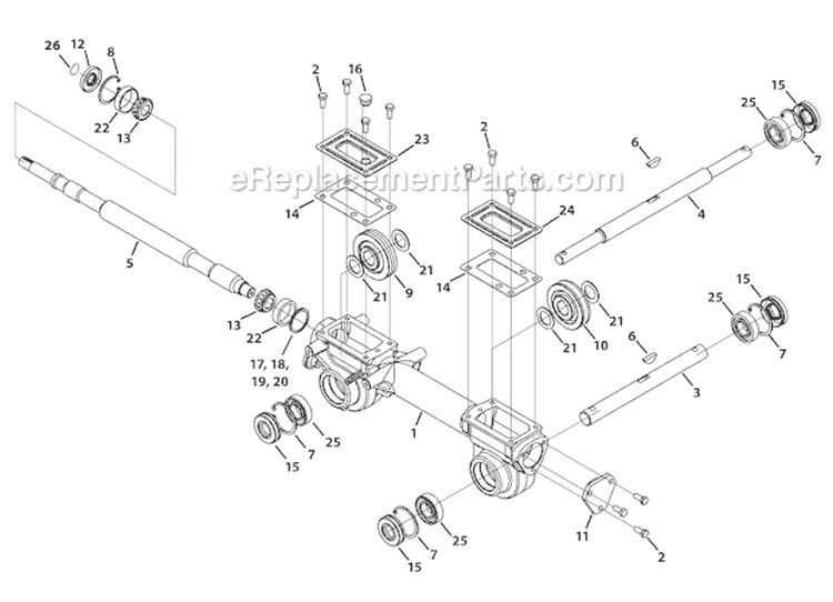 Page D Diagram and Parts List for 21C-64M1066 2009 Troy-Bilt Tiller