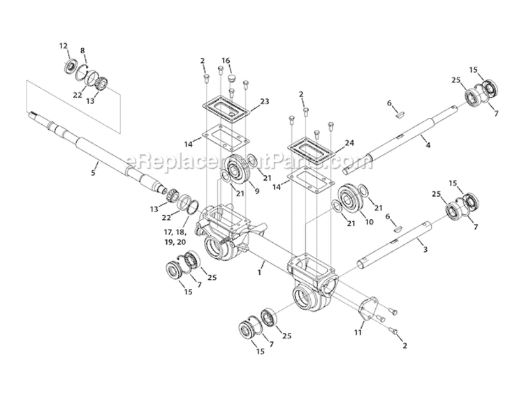 Page C Diagram and Parts List for 21C-655A766 2009 Troy-Bilt Tiller